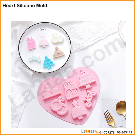 Heart Silicone Mold