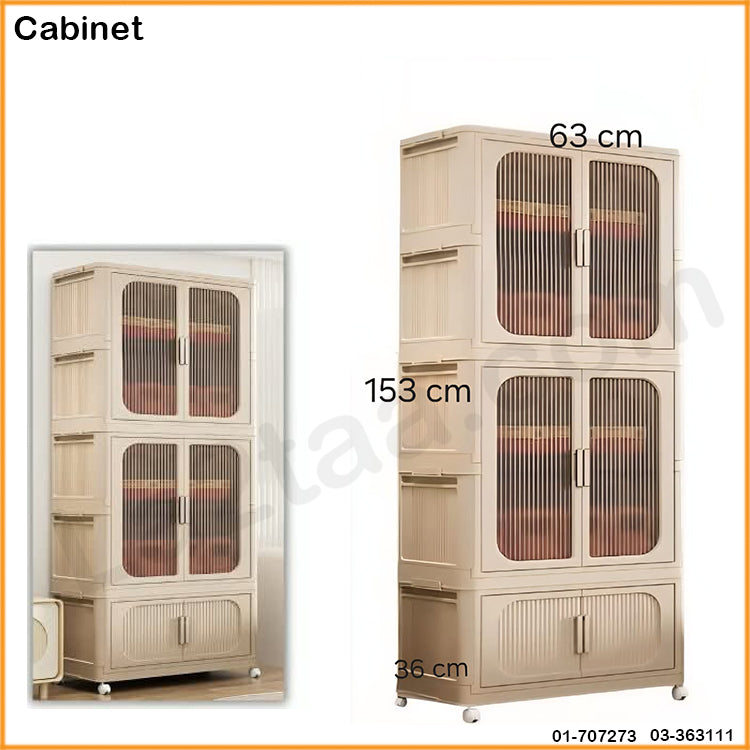 Multi-purpose storage cabinet
