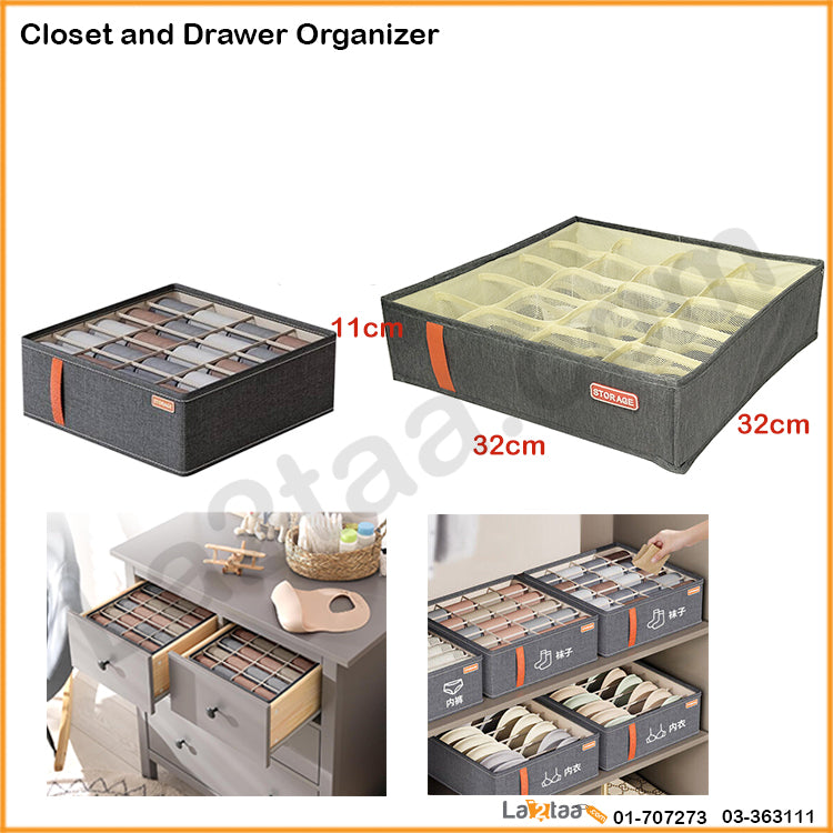 Closet and Drawer Organizer