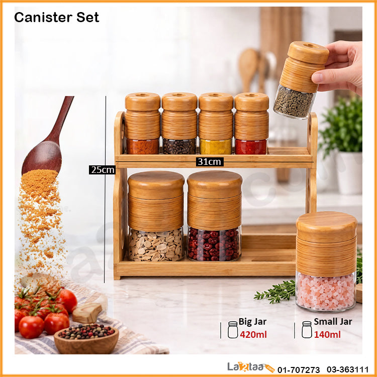 canister set-9 pieces