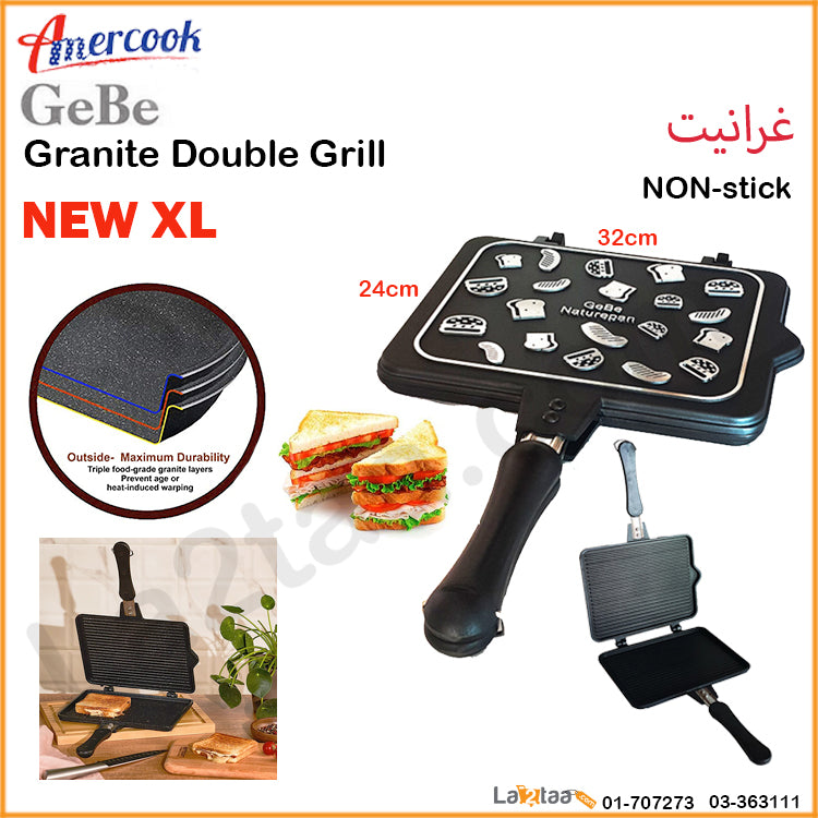 GeBe - XL Granite Double Grill