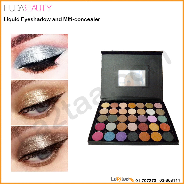 Huda beauty-Liquid Eyeshadow and Multi Concealer