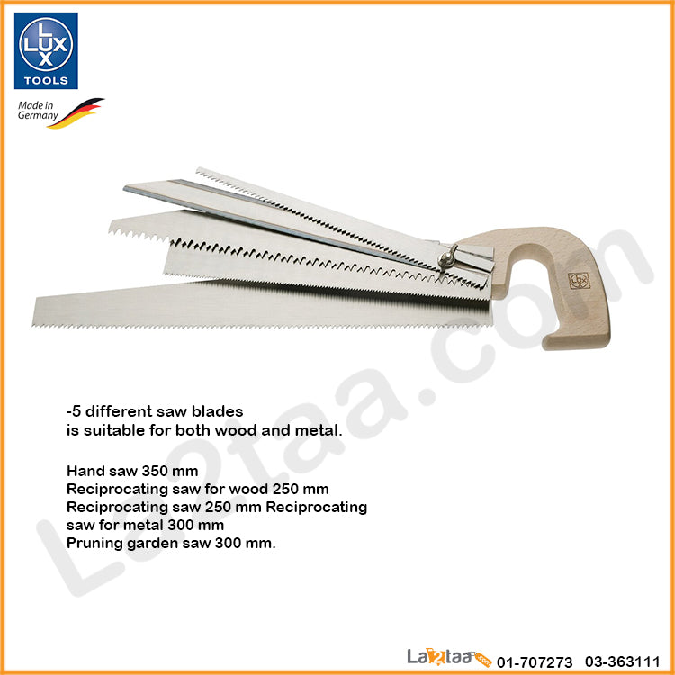 LUX TOOLS - multi-function saw 5 parts
