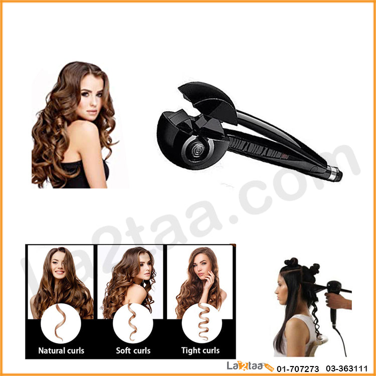 Automatic hair outlet curler