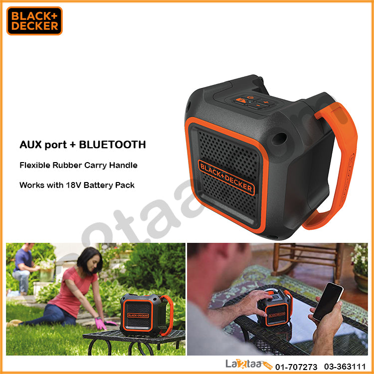 Black & Decker Bluetooth Speaker – La2taa