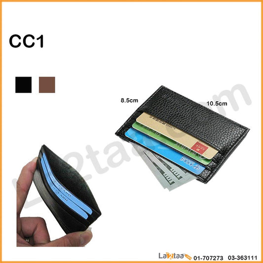 CC1 Men's Mini Leather Wallet