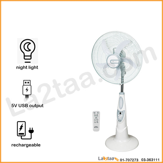 Rechargeable Fan With Remote Control