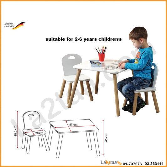 Children's Table With 2 Chairs