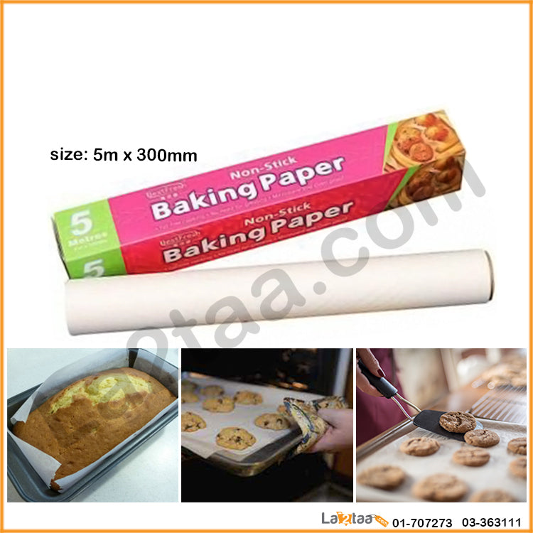 Non-stick baking paper