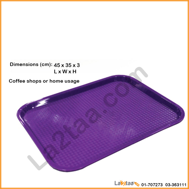 rectangular tray