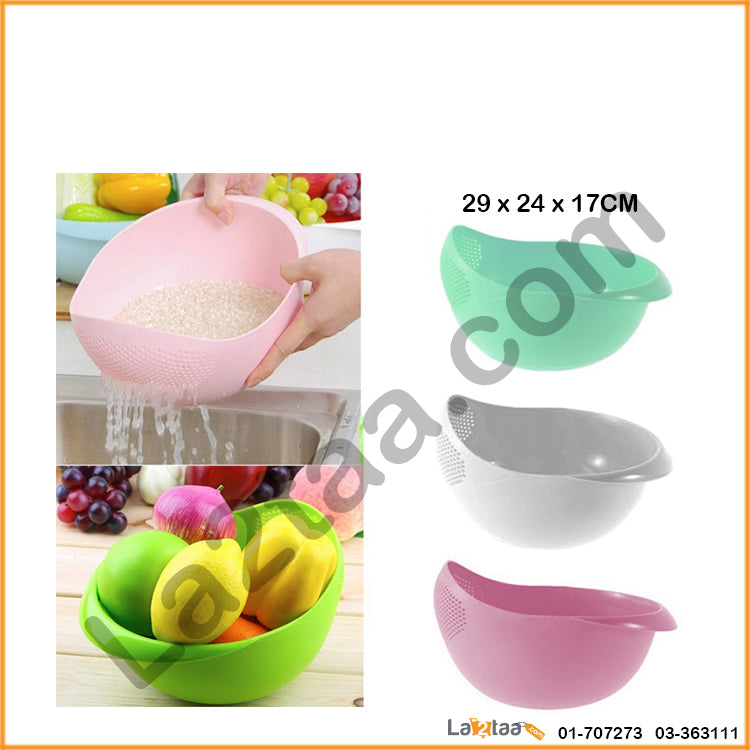 Peak 2-in-1 Rice Strainer and Bowl