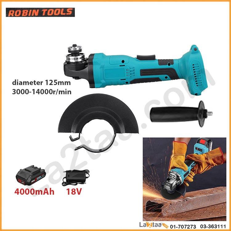 Robin Tools - Cordless Angle Grinder