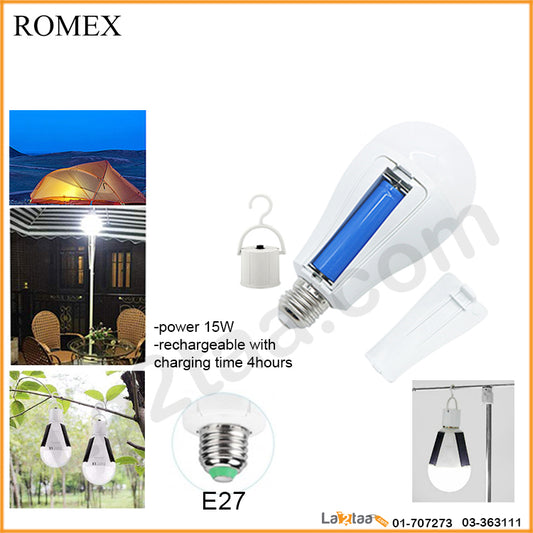romex - rechargeable led bulb