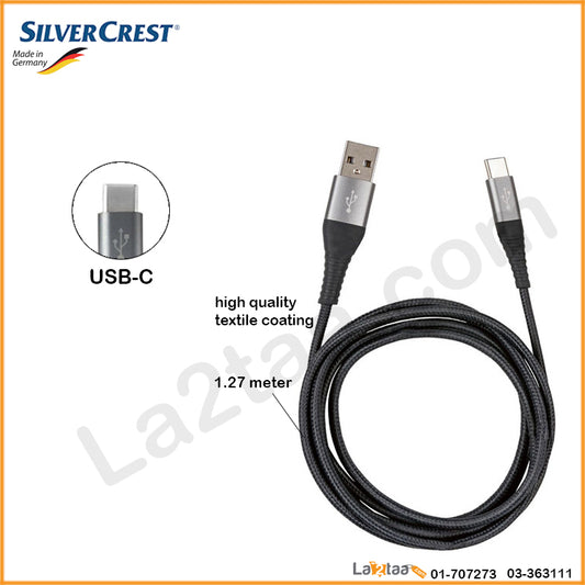SILVERCREST- Charge & Sync Cable USB-C