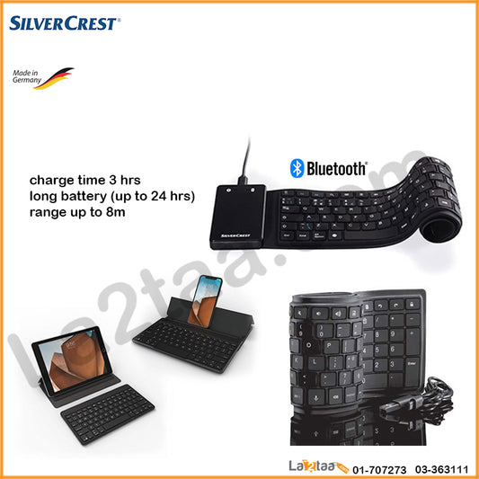 SILVERCREST -  Bluetooth Flexible Keyboard
