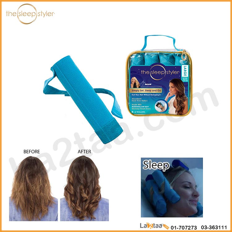 the sleep styler - hair rollers