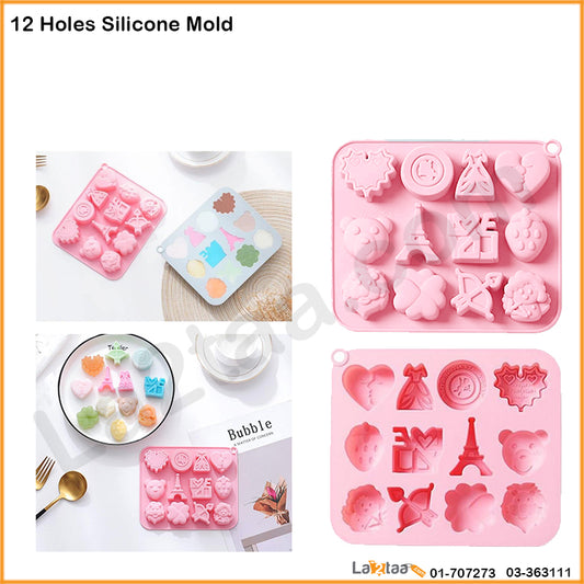 12 Cells-Silicone Mold