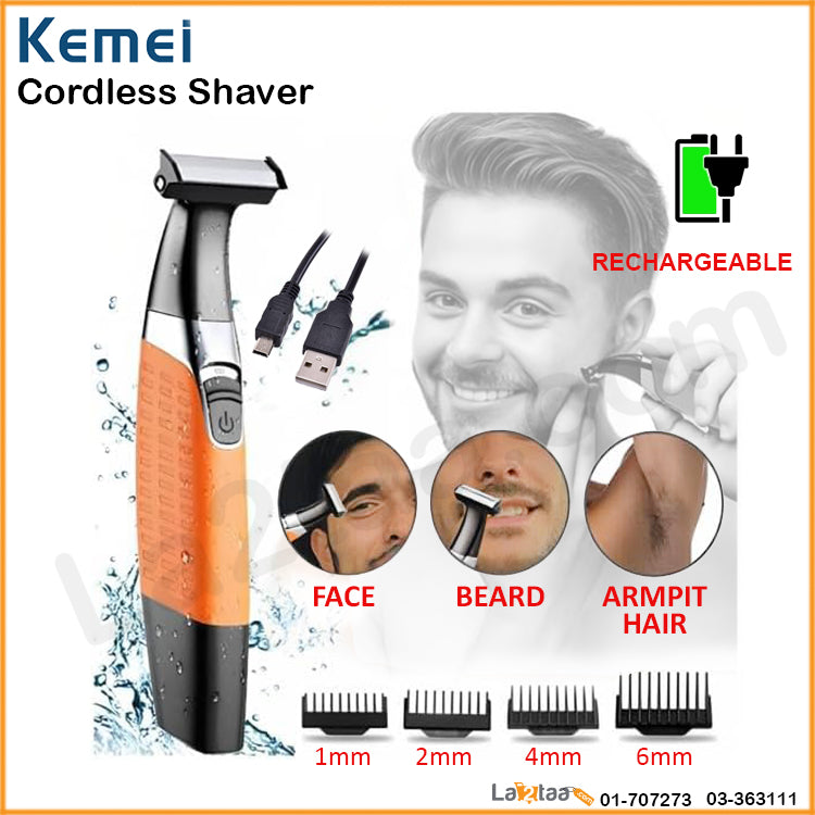 Kemei - Cordless Shaver