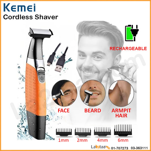 Kemei - Cordless Shaver