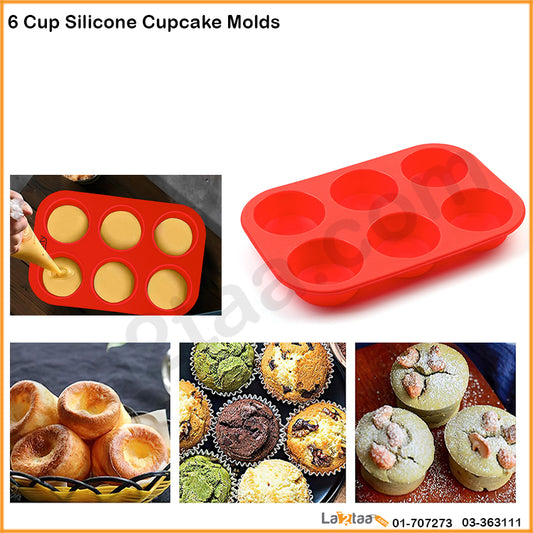 6 Cups Silicone Molds