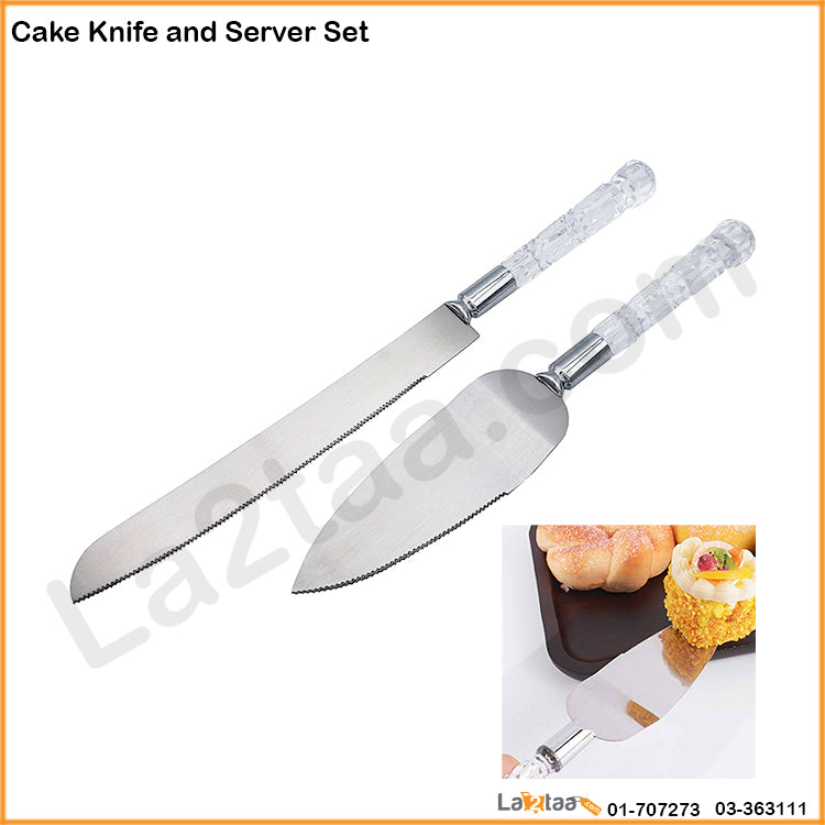 Cake Knife And Server Set
