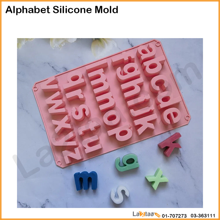 Alphabet Silicone Mold