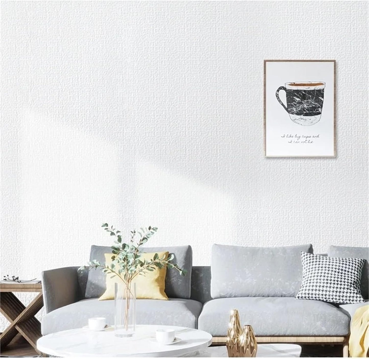 3D Linen Wall Sticker