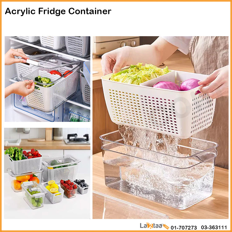 Acrylic Fridge Container