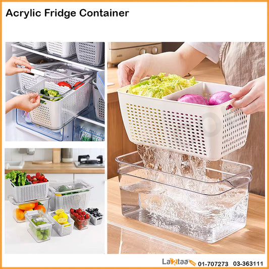 Acrylic Fridge Container