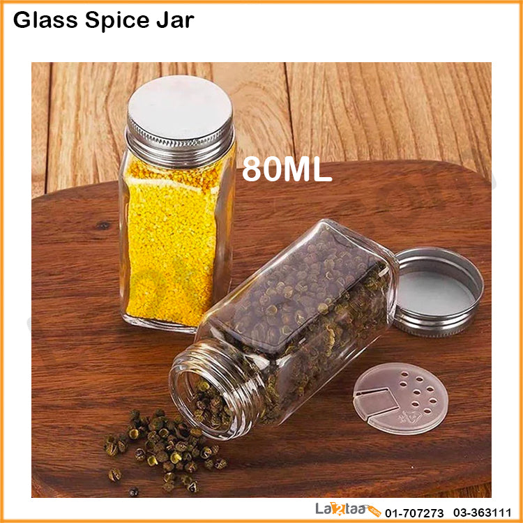 Glass Spice Jar