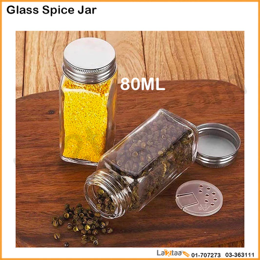 Glass Spice Jar