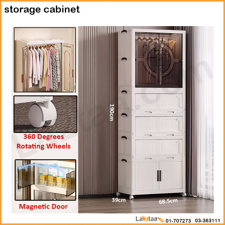 Multilayer Storage Cabinet