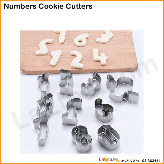 Numbers Cookies Cutters