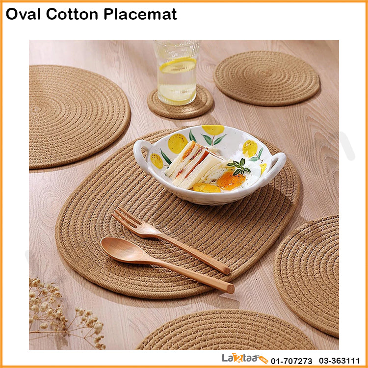 Oval Cotton Placemat