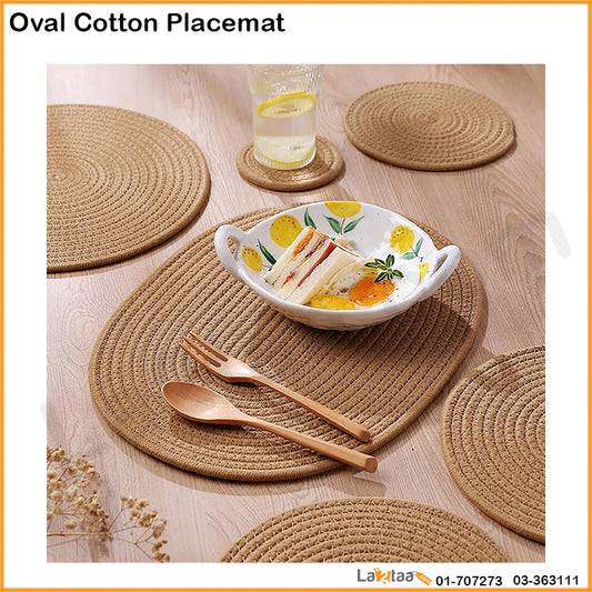 Oval Cotton Placemat