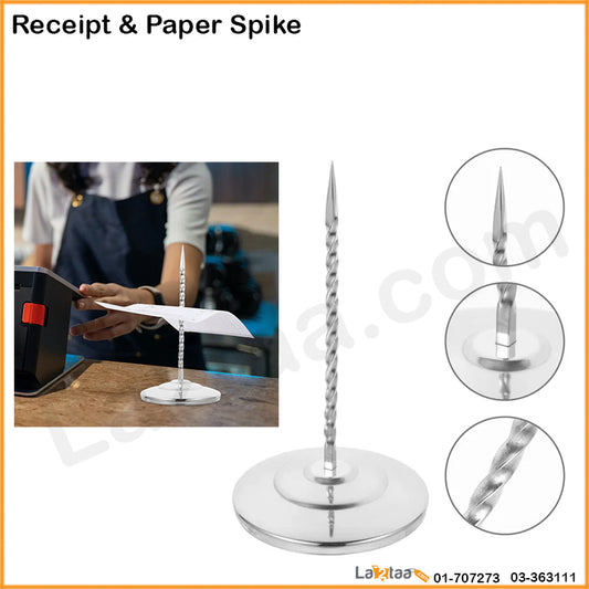Receipt and Paper Spike