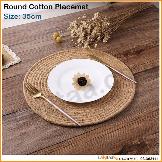 Round Cotton Placemat