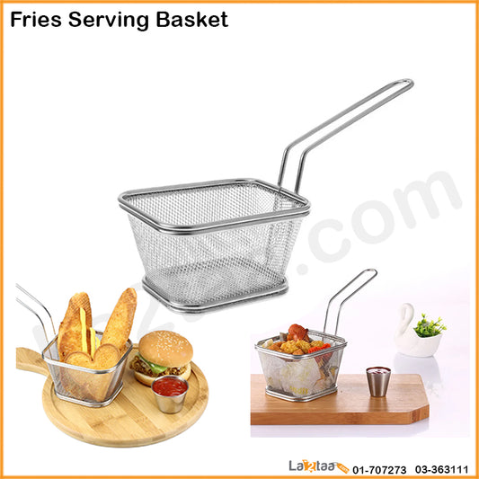 Square Fries Serving Basket