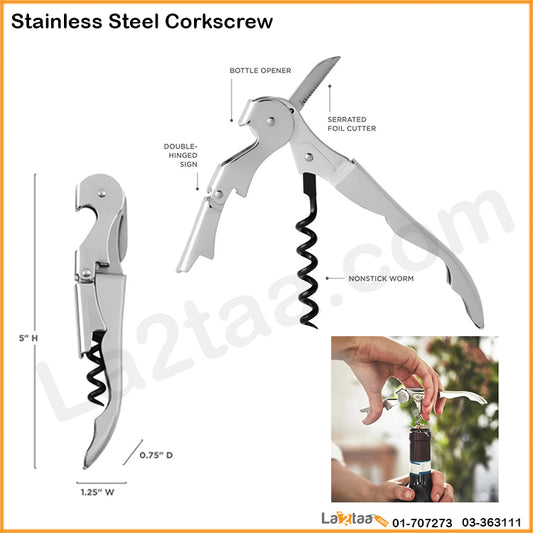Stainless Steel Corkscrew
