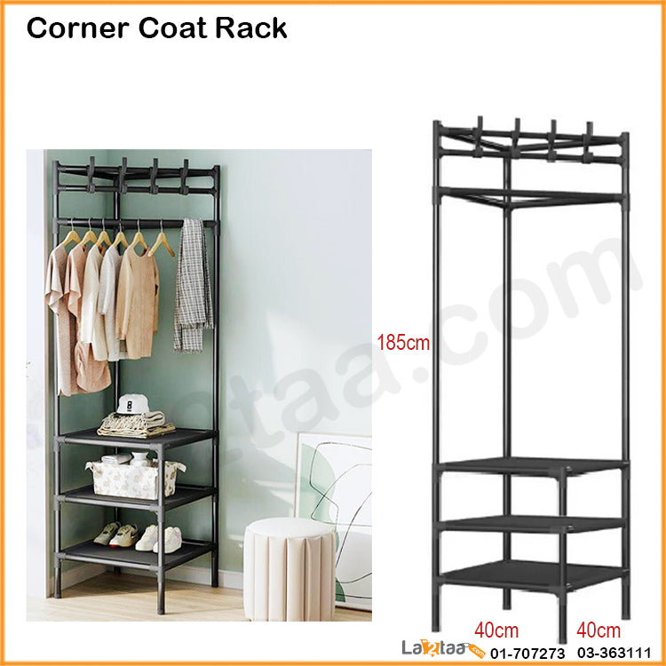 Corner Coat Rack