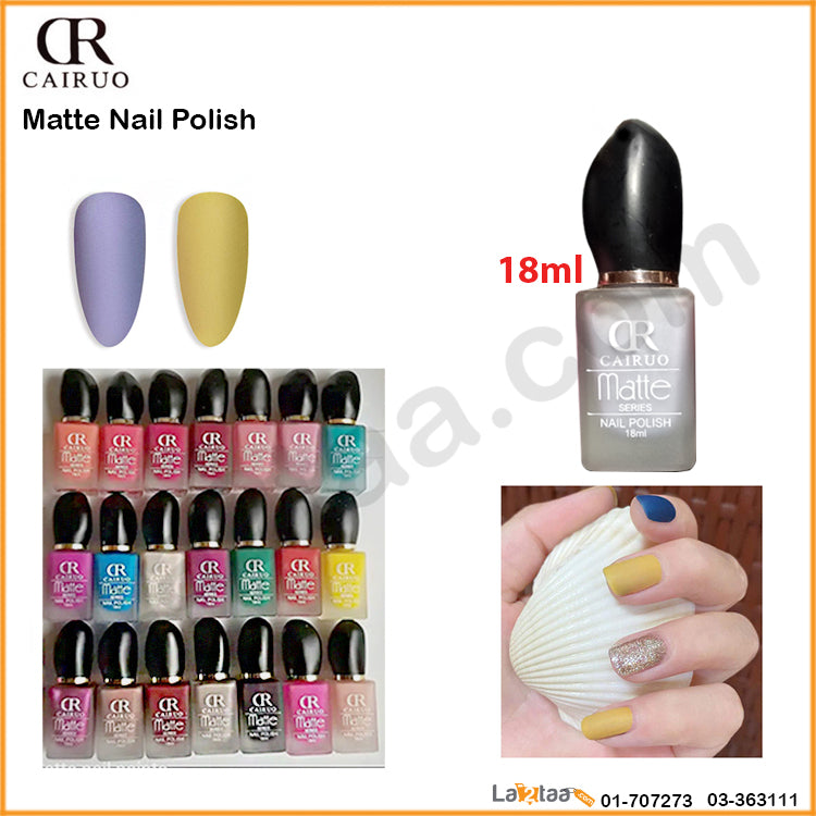 CR CAIRUO-Matte Nail Polish