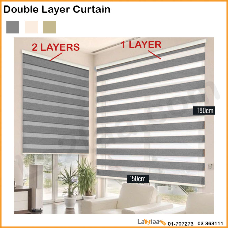 Double Layer Curtain