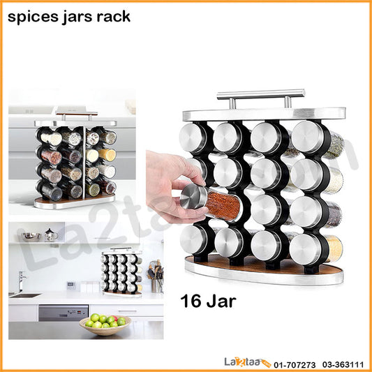 Spice Jars Rack
