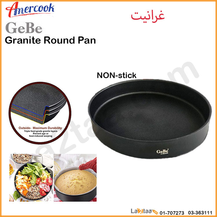 GeBe _ Granite Round Pan