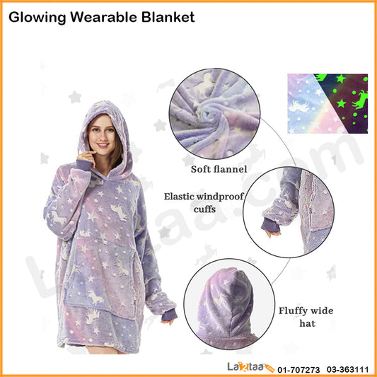 Glowing Wearable Blanket