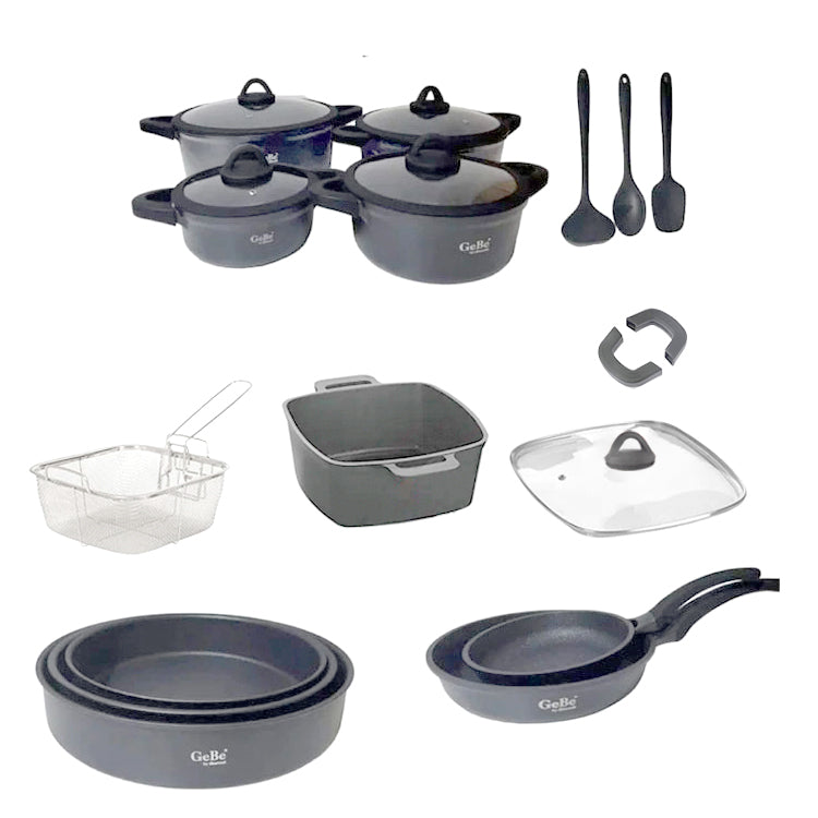 Gebe - Granite 29 Pieces Casserole Set