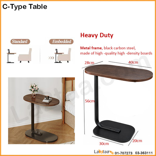 Heavy Duty C-shape Table