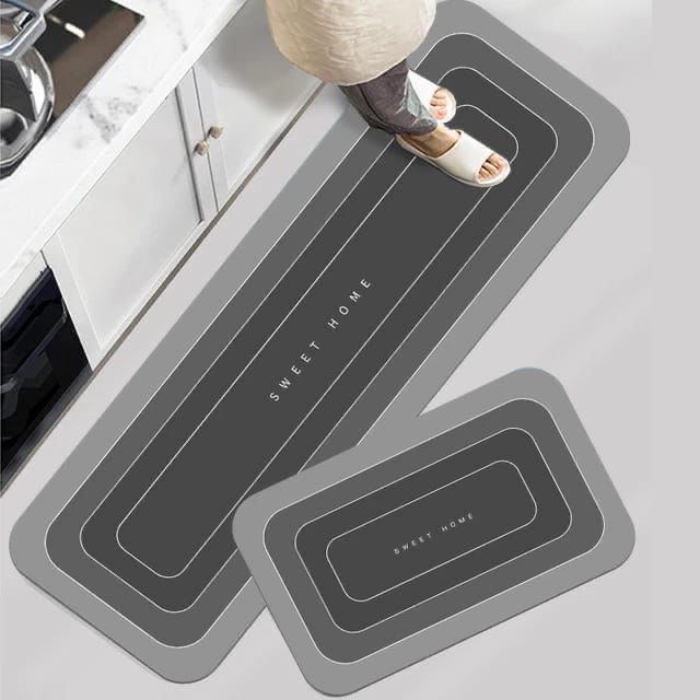 Diatomite kitchen mat set