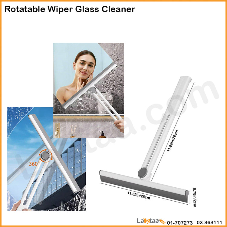Rotatable Wiper Glass Cleaner