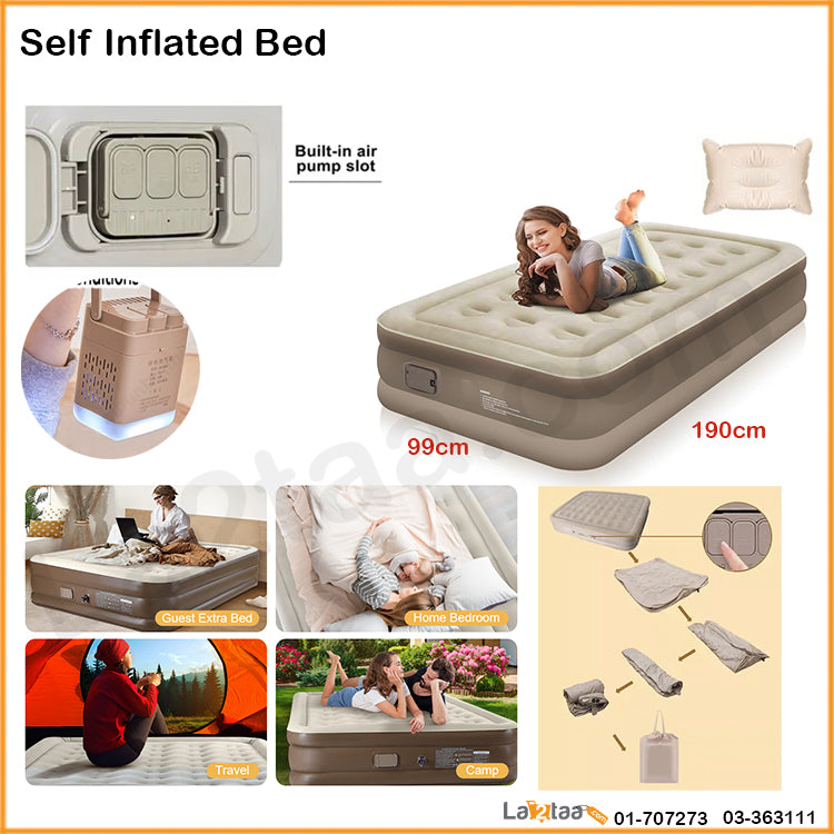 Self Inflated Rechargeable Self Inflated Bed – La2taa